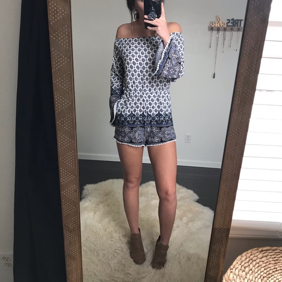 Forever 21 Dresses & Skirts - Forever 21 Off The Shoulder Romper